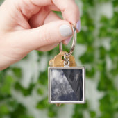 F-117Aよだかいが山を飛び越える キーホルダー (手)