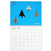 F-117Aよだかの カレンダー (3月 2027)