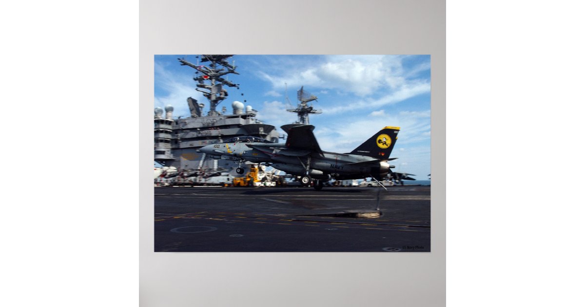 F 14雄猫vf 31 Tomcatter ポスター Zazzle Co Jp