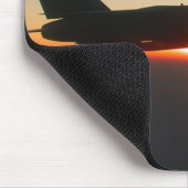 F 14の雄猫の戦闘機 マウスパッド (コーナー)