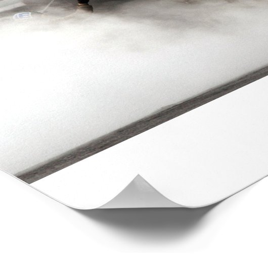 F-14インチ煙 ポスター (角)