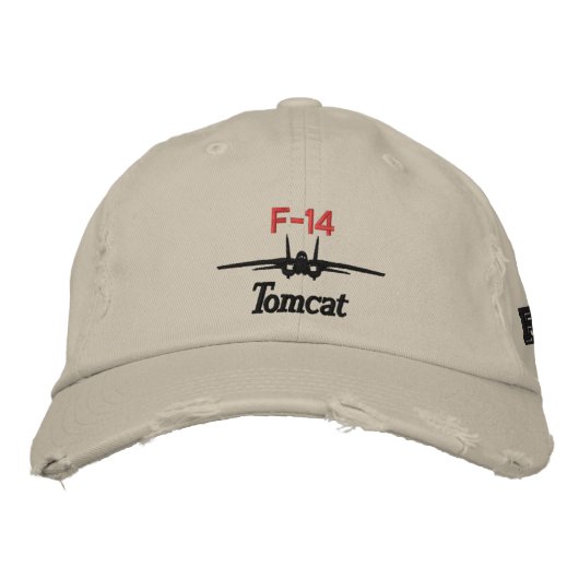 F-14ゴルフハット 刺繍入りキャップ (正面)