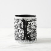 F-14雄猫のコンボのマグ マグカップ (中央)