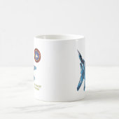 F-14雄猫の上銃 コーヒーマグカップ (中央)