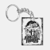 F-14雄猫のKeychainのアクリルKeychain キーホルダー (正面左)