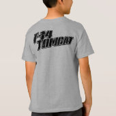 F-14雄猫のTシャツのTシャツ Tシャツ (裏面)