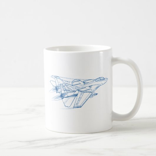 F-14雄猫グラマン コーヒーマグカップ (右)