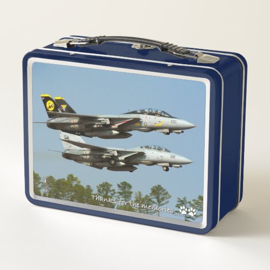 F-14 トムキャット メタルランチボックス (裏面)