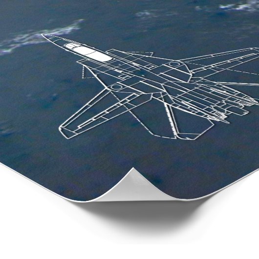 F-14 TOMCATの「キャリア」ポスター ポスター (角)