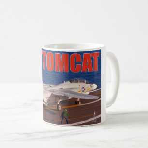 F-14 TOMCATの「トラップ」 コーヒーマグカップ