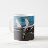 F-14 TOMCATの「トラップ」 コーヒーマグカップ (正面左)