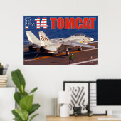 F-14 TOMCATの「トラップ」ポスター ポスター (ホームオフィス)