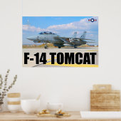 F-14 TOMCATの「プリフライト」ポスター ポスター (キッチン)