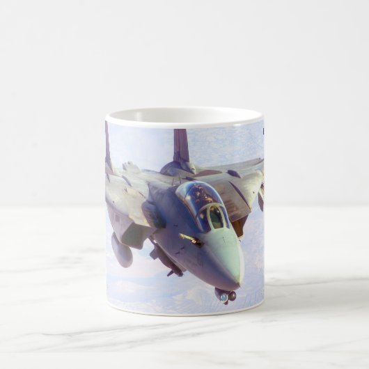 F-14 TOMCATの「再燃」 コーヒーマグカップ (中央)