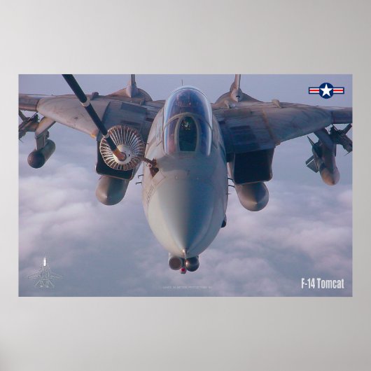 F-14 TOMCATの「給油」ポスター ポスター (正面)