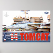 F-14 TOMCATの「起動」ポスター ポスター (正面)