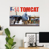 F-14 TOMCATの「起動」ポスター ポスター (ホームオフィス)