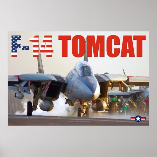 F-14 TOMCATの「起動」ポスター ポスター (正面)