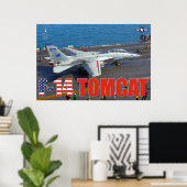 F-14 TOMCATの「起動」ポスター ポスター (ホームオフィス)