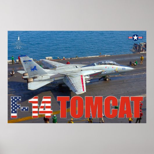 F-14 TOMCATの「起動」ポスター ポスター (正面)