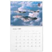 F-14 TOMCATカレンダー カレンダー (1月 2027)