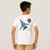 F-14 Tomcatトップガン Tシャツ (裏面フル)