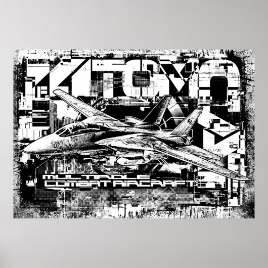 F-14 Tomcatバリューポスター紙(マット)ポスター ポスター (正面)