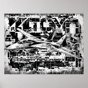 F-14 Tomcatバリューポスター紙（マット）ポスター ポスター