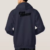 F-14 Tomcatフード付きスウェットシャツTシャツ パーカ (裏面)