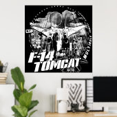 F-14 Tomcatポスター ポスター (ホームオフィス)