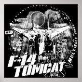 F-14 Tomcatポスター ポスター (正面)