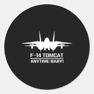 F-14 Tomcat軍隊戦闘機ジェット機(前面) ラウンドシール