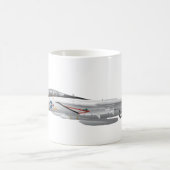 F-14 Tomcat軍隊戦闘機VF-21 コーヒーマグカップ (中央)