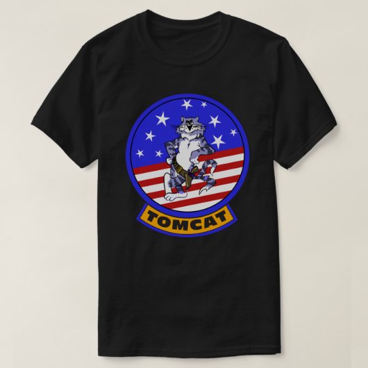 F-14 Tomcat – いつでもベビー!ステッカー Tシャツ (デザイン正面)
