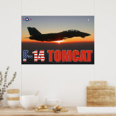 F-14 TOMCAT 「サンセットパトロール」ポスター ポスター (キッチン)