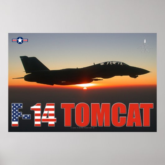 F-14 TOMCAT 「サンセットパトロール」ポスター ポスター (正面)
