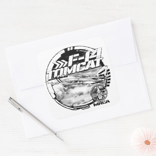 F-14 Tomcat スクエアシール (封筒)