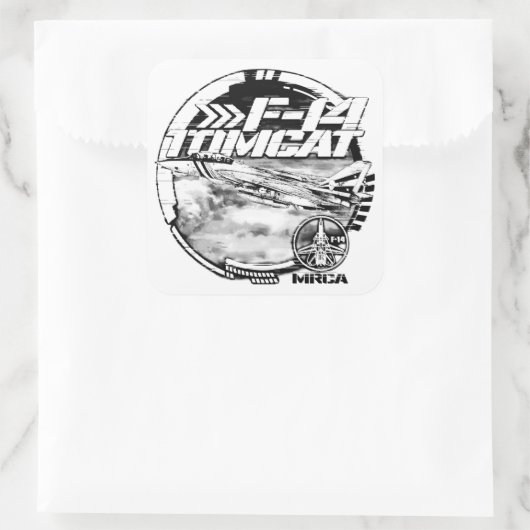 F-14 Tomcat スクエアシール (バッグ)