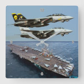 F-14 TOMCAT スクエア壁時計 (正面)