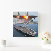 F-14 TOMCAT スクエア壁時計 (ホーム)