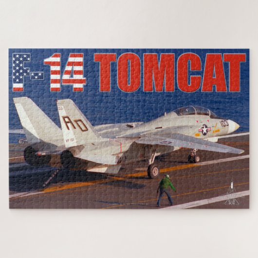 F-14 TOMCAT 「トラップ」（20x30インチ） ジグソーパズル (横)