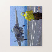 F-14 TOMCAT 「フックダウン」（11x14インチ） ジグソーパズル (縦)