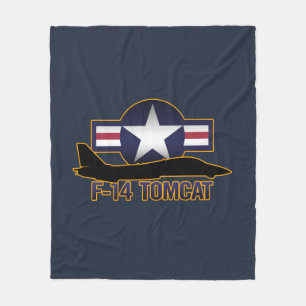 F-14 Tomcat フリースブランケット