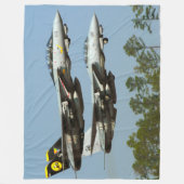 F-14 TOMCAT フリースブランケット (正面)