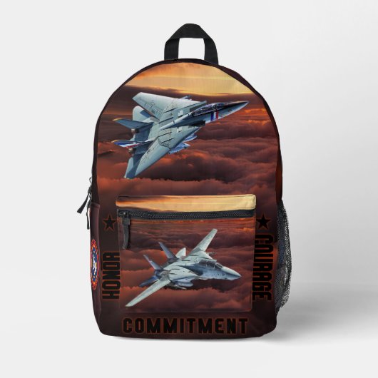 F-14 Tomcat プリントバックパック (正面)