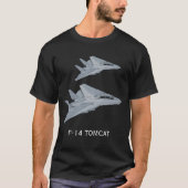 F-14 Tomcat （ペア） Tシャツ (正面)