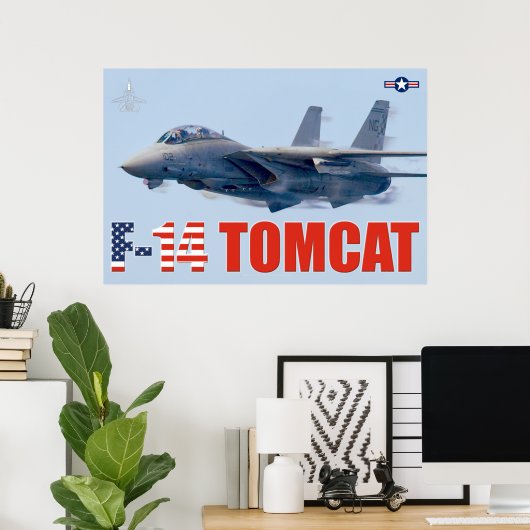 F-14 TOMCAT ポスター (ホームオフィス)