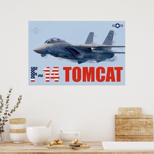 F-14 TOMCAT ポスター (キッチン)