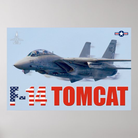 F-14 TOMCAT ポスター (正面)