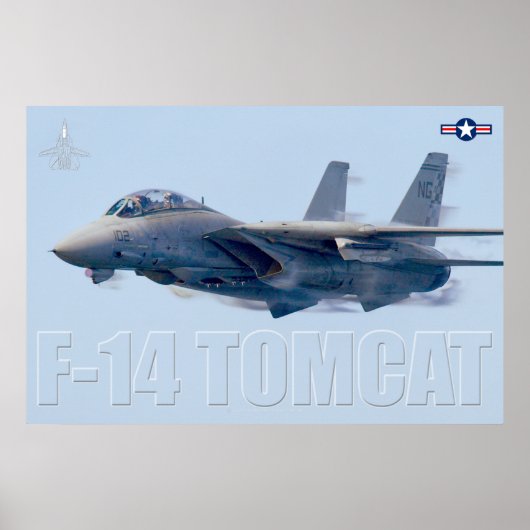 F-14 TOMCAT ポスター (正面)
